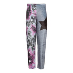 Purple Bleached Star Lounge Pant - Denny's