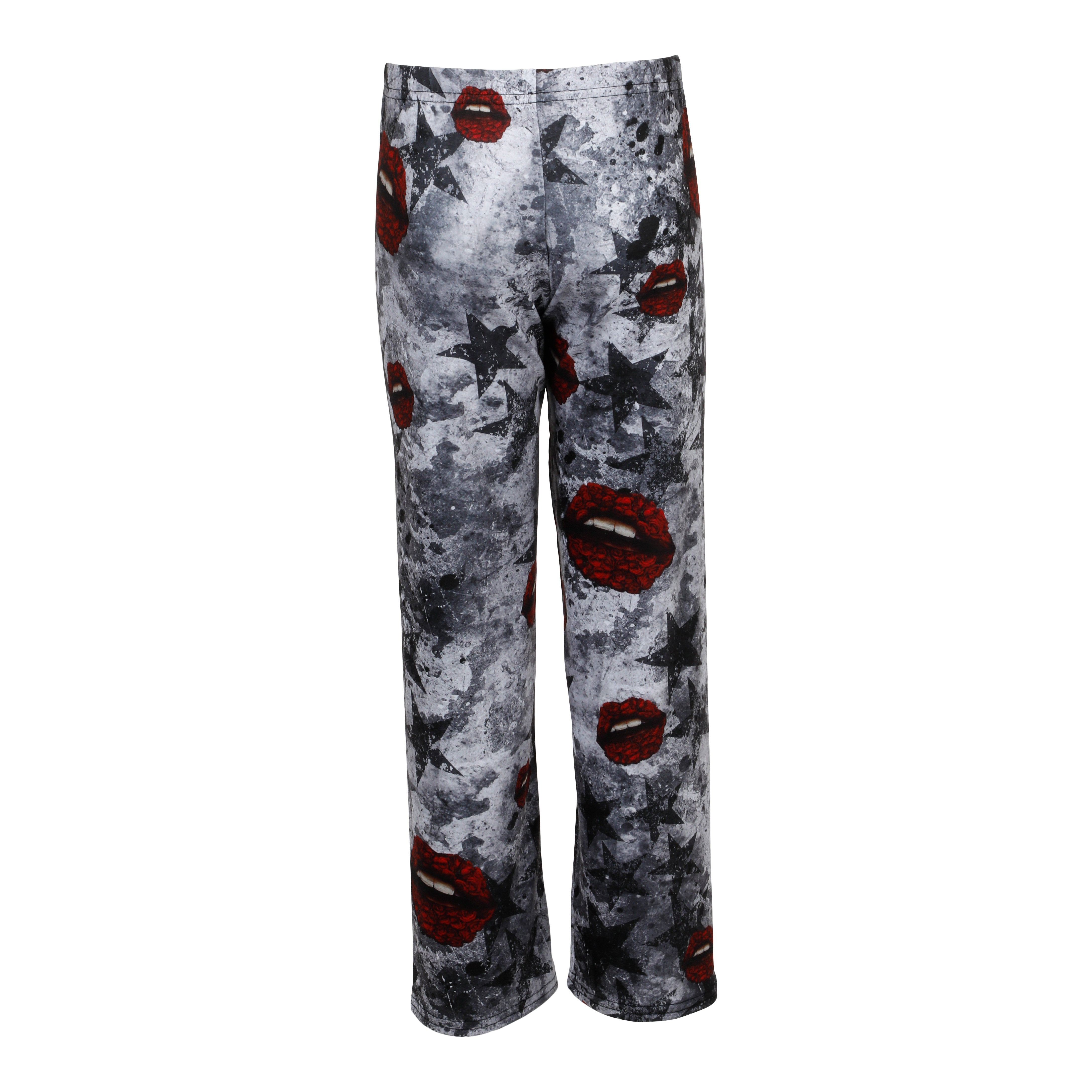 Lips Grunge Stars Lounge Pant - Denny's