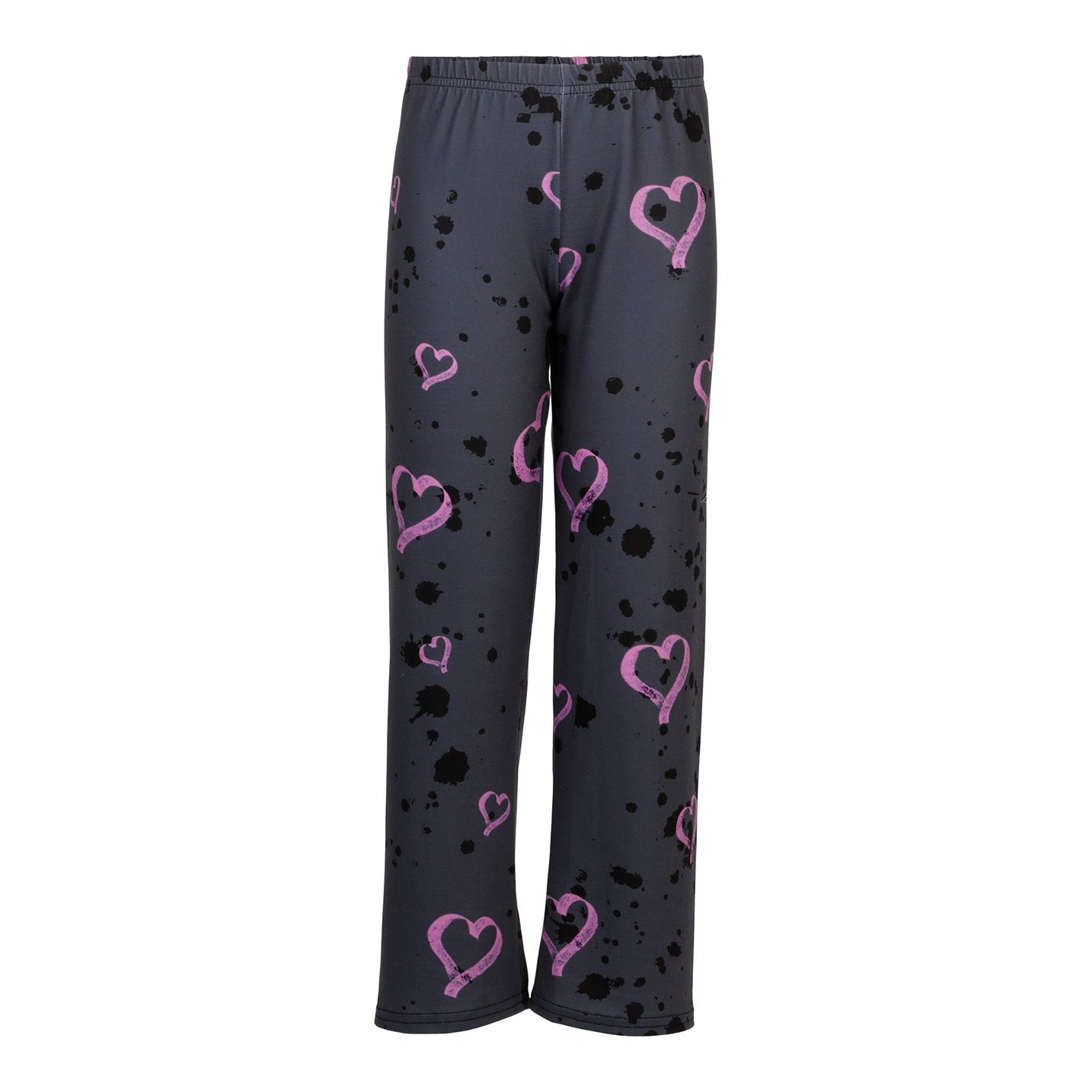 Pink Hearts Splatter Lounge Pant - Denny's
