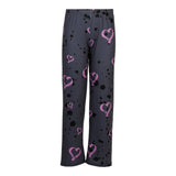 Pink Hearts Splatter Lounge Pant - Denny's
