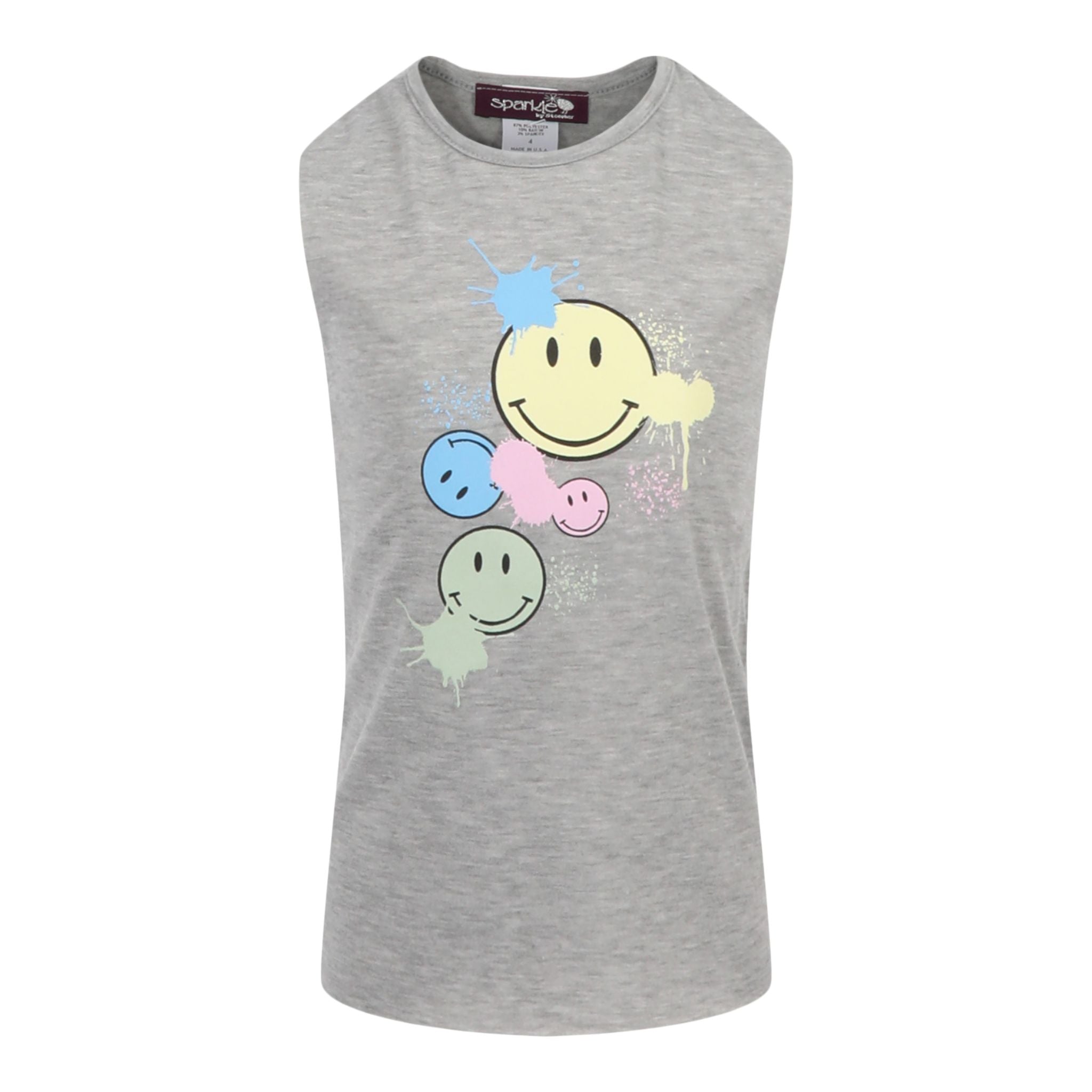 Smiley Splatter Muscle Tank - Denny's
