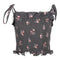Floral Tie Strap Crop Smocked Top - Denny's