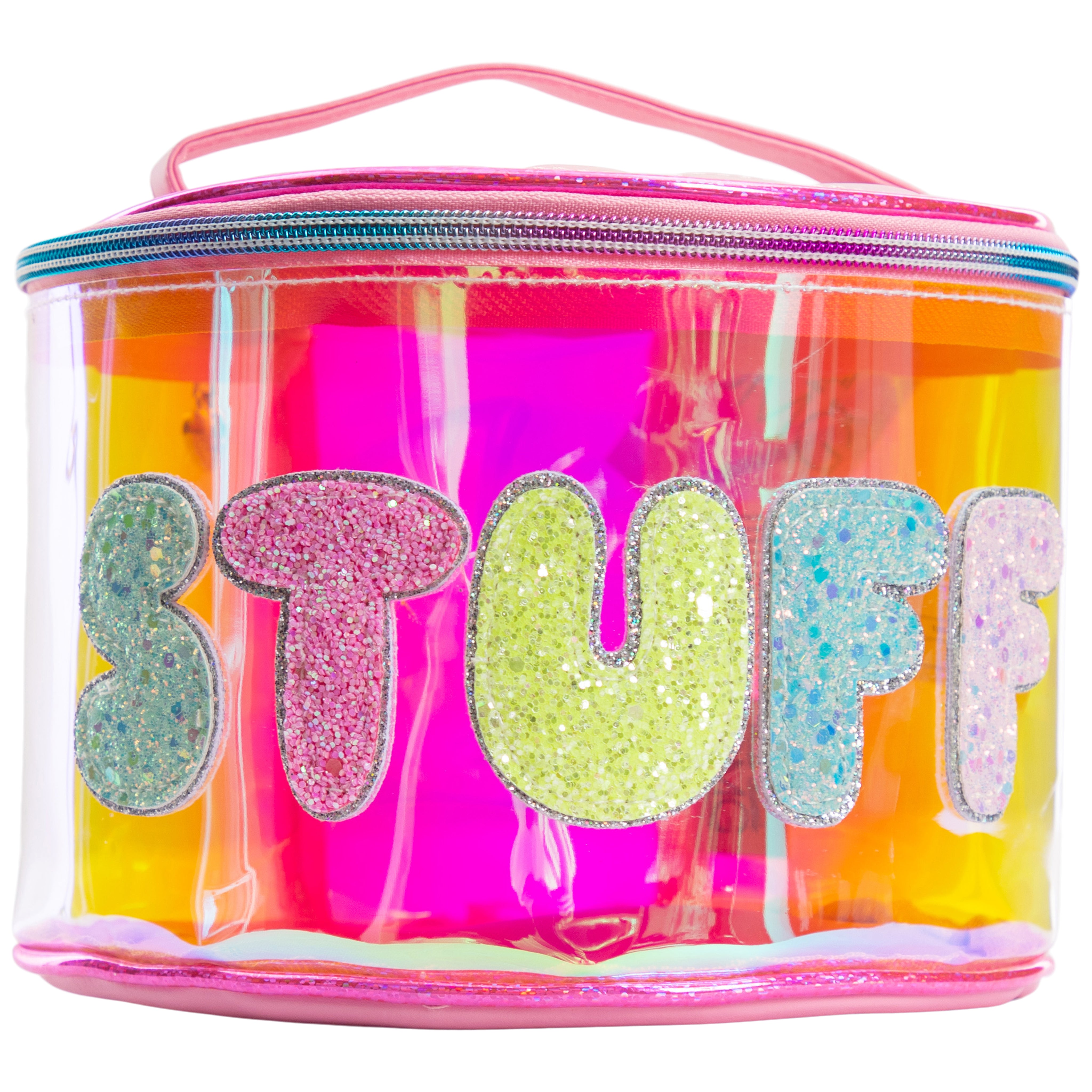 STUFF Clear Round Train Case - Denny's