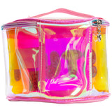 STUFF Clear Round Train Case - Denny's