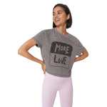 More Love Crop Tee - Denny's