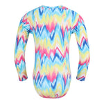 1pc Tie Dye Tessa Zip Up Rashguard - Denny's