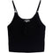 Snap Henley Crop Ribbed Cami - Denny's