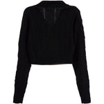 V-Neck Cableknit Sweater - Denny's