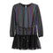 Luster Dot Tie Waist Dress - Denny's