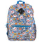 Five Piece Shark Emoji Boys Backpack Set - Denny's