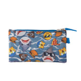 Five Piece Shark Emoji Boys Backpack Set - Denny's