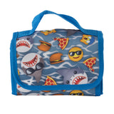 Five Piece Shark Emoji Boys Backpack Set - Denny's