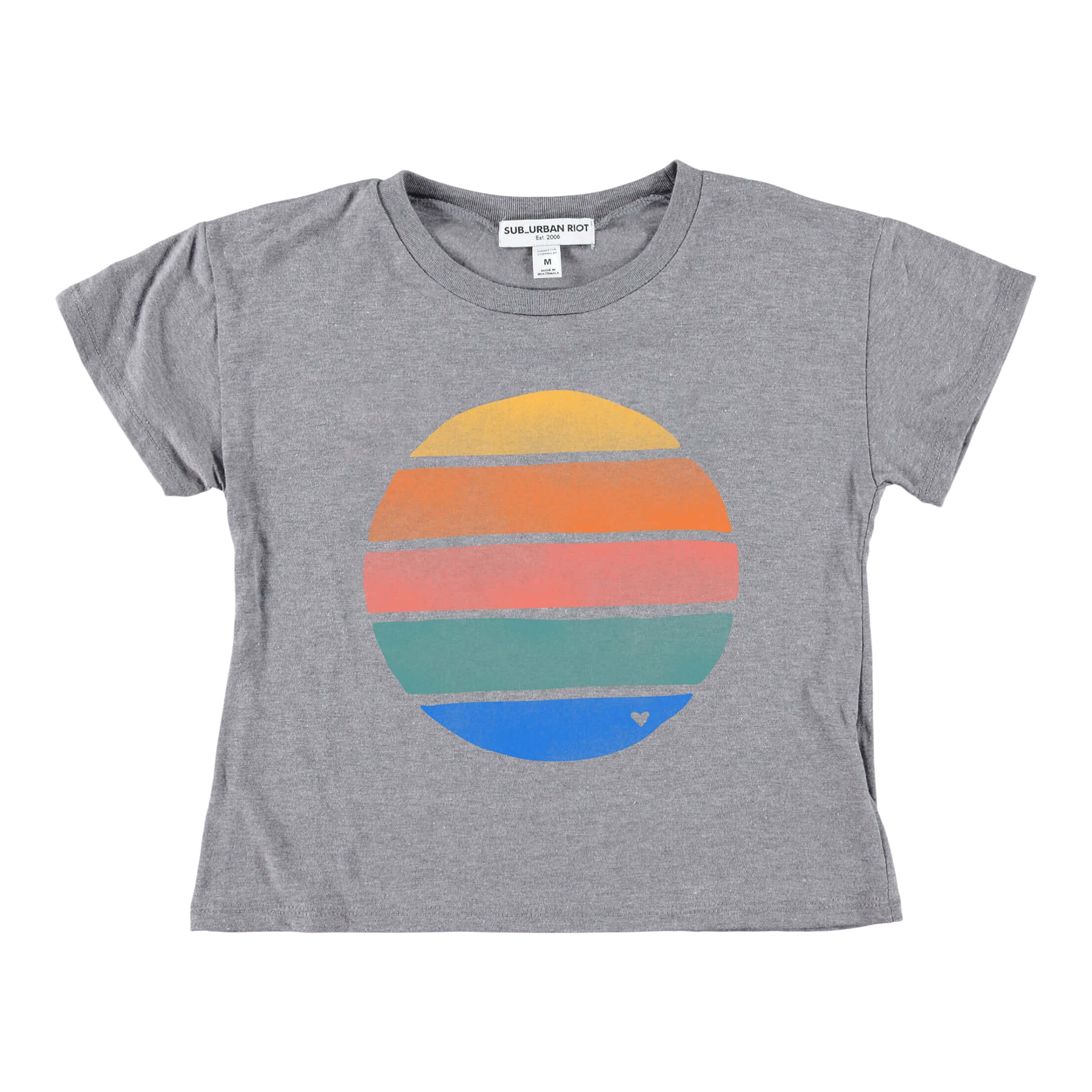 Rainbow Sun Crop Tee - Denny's