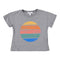 Rainbow Sun Crop Tee - Denny's
