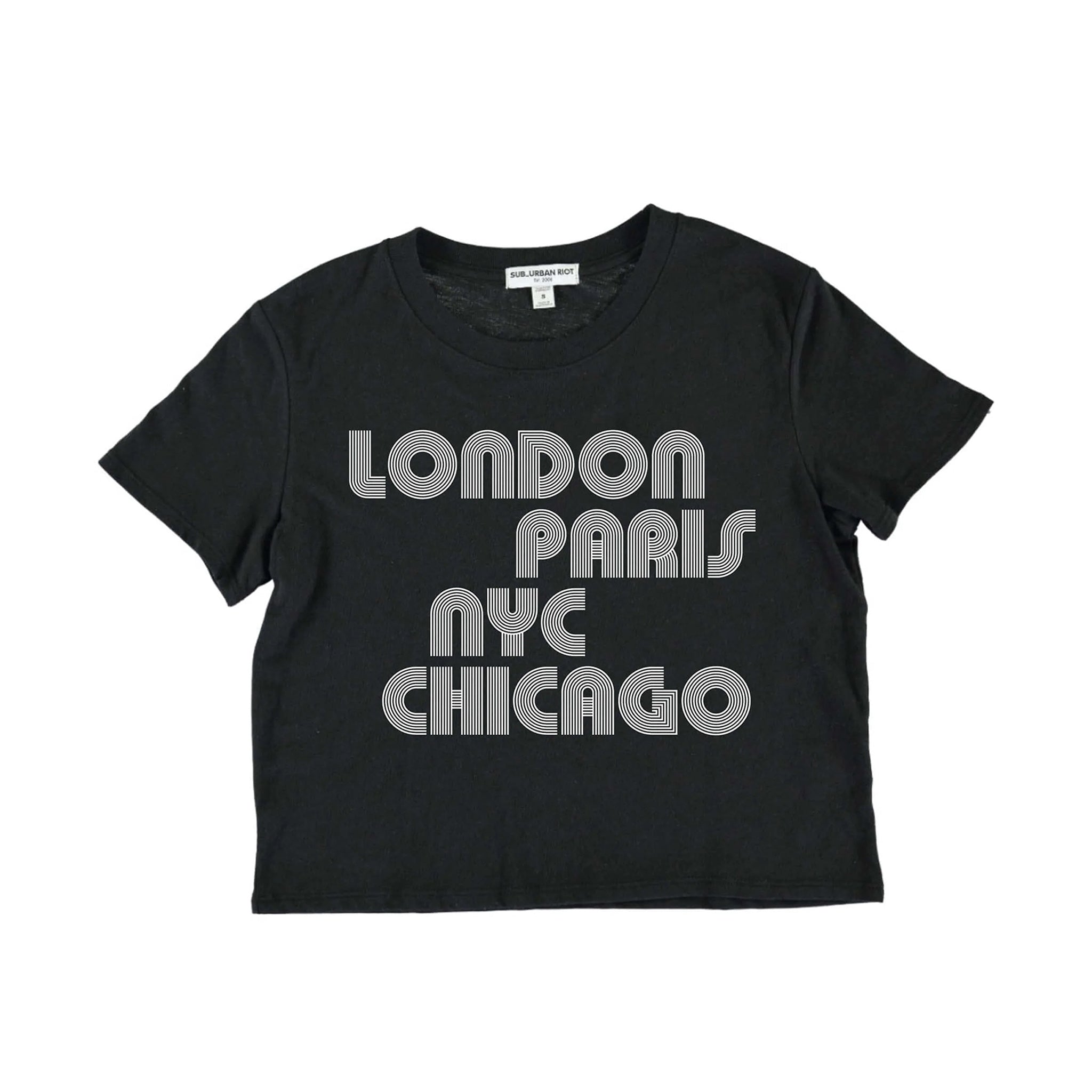 Cities Crop Tee - Denny's