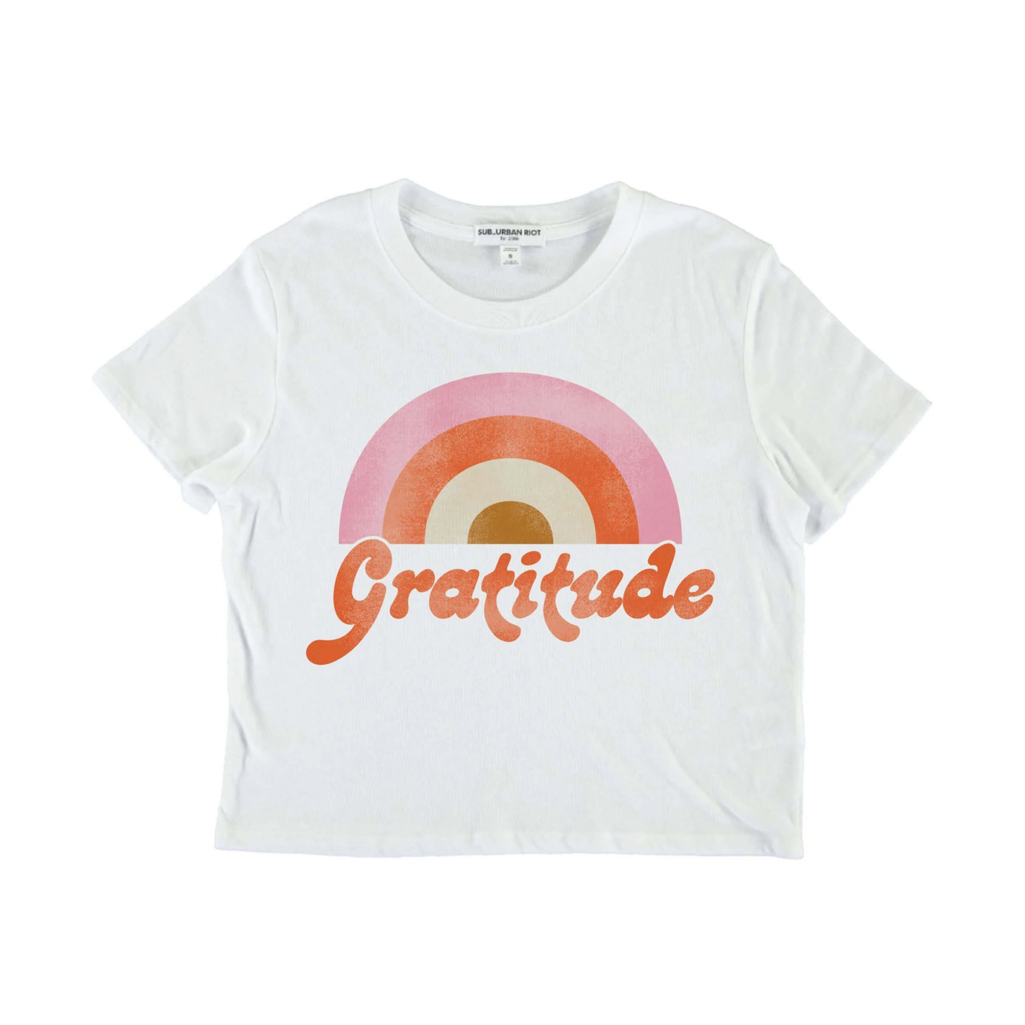 Gratitude Crop Tee - Denny's