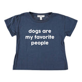 Dog`s Are My Favorite Crop Tee - Denny's