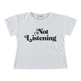 Not Listening Crop Tee - Denny's