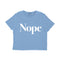 Nope Crop Tee - Denny's