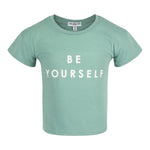 Be Yourself Crop Tee - Denny's