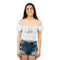 Floral Smock Top With Bow - Denny's
