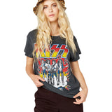 Short Sleeve KISS Heavens of Fire Tour Tee - Denny's