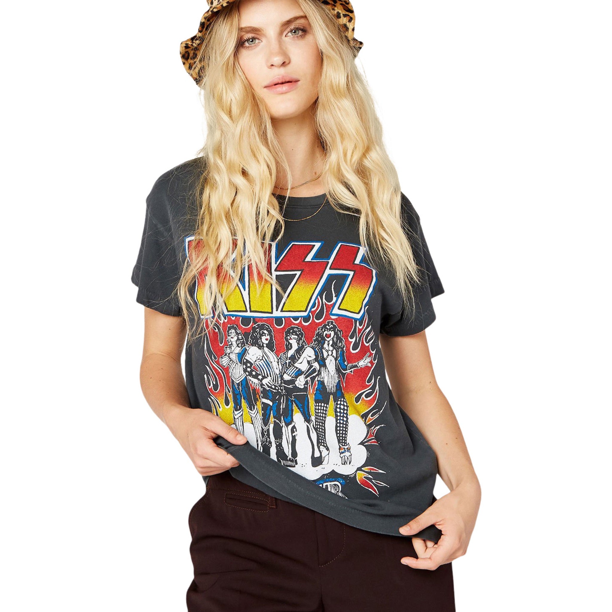 Short Sleeve KISS Heavens of Fire Tour Tee - Denny's