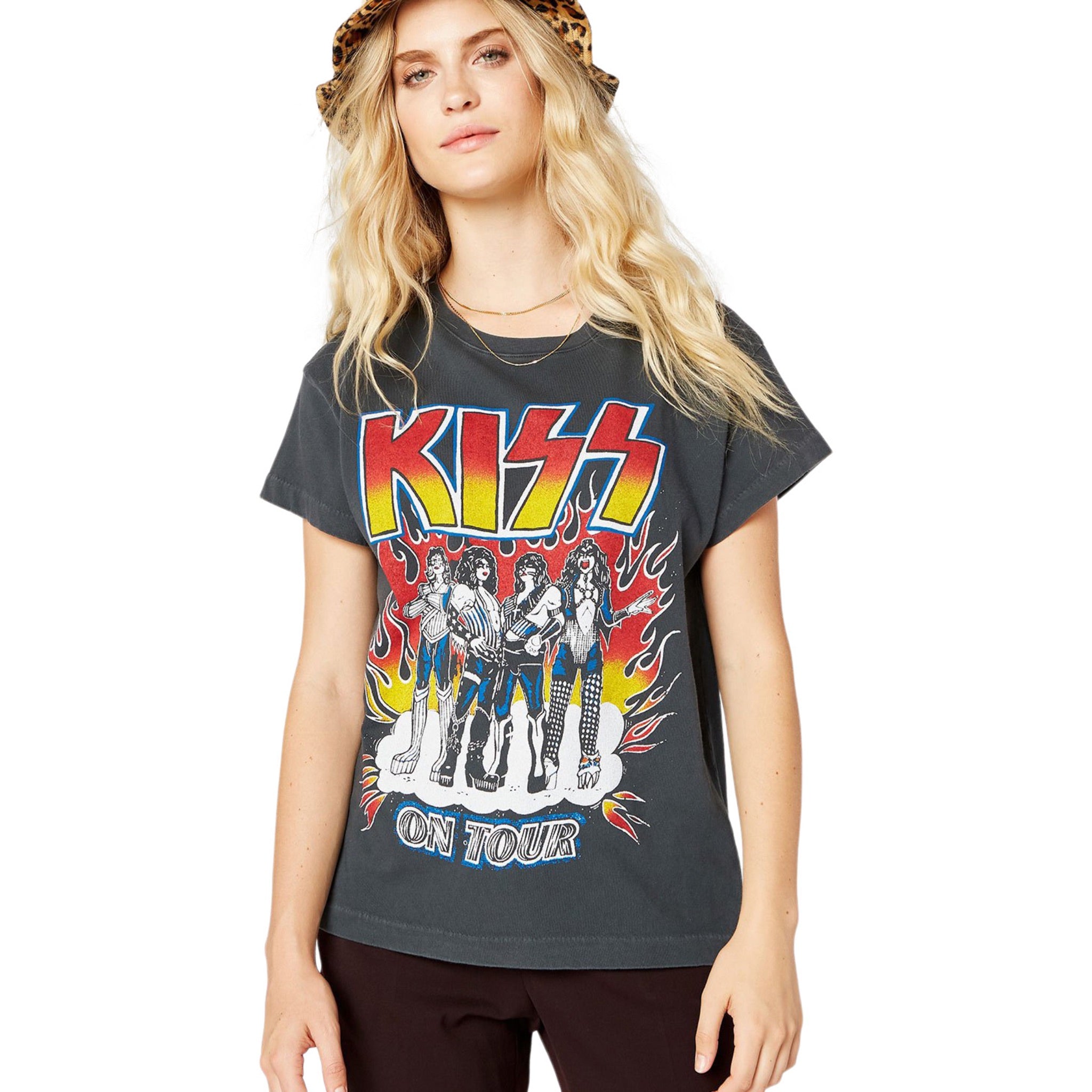 Short Sleeve KISS Heavens of Fire Tour Tee - Denny's