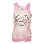 Star Eye Smiley Tie Dye Tank - Denny's
