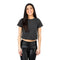 Short Sleeve Tri Blend Raw Hem  Crew - Denny's