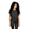 Short Sleeve Tie Front Tri Blend Tee - Denny's