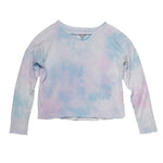 Keyhole Tie Dye Long Sleeve Shirt - Denny's