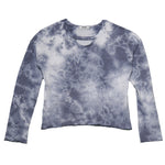 Keyhole Tie Dye Long Sleeve Shirt - Denny's