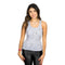 Black White Splatter Ribbed Tank - Denny's