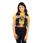Boston Colorblock Crop Tee - Denny's