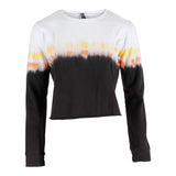 Long Sleeve Crop Dip Dyed Sweatshirt - Denny's