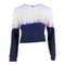 Long Sleeve Crop Dip Dyed Sweatshirt - Denny's