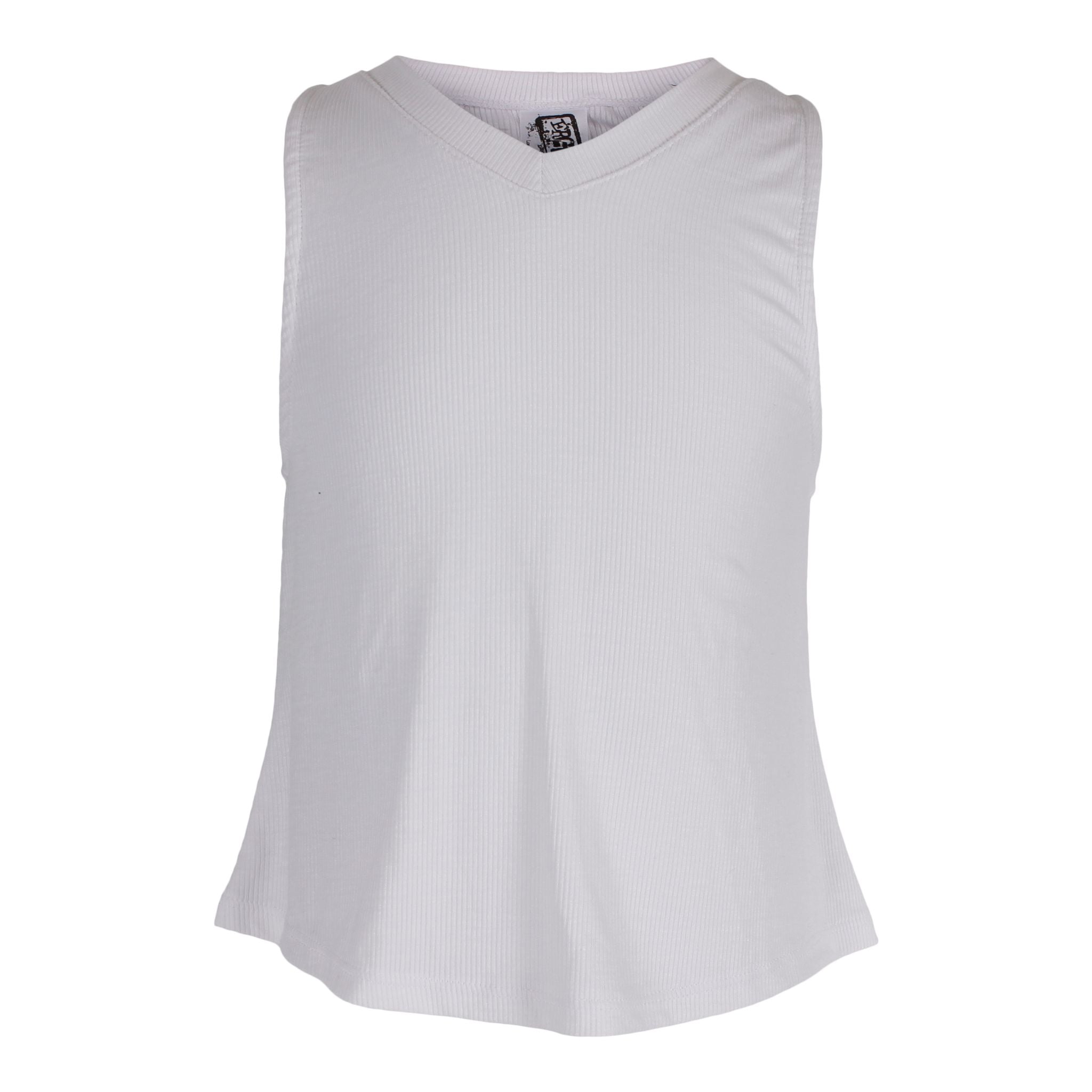 V-Neck Rib Tank - Denny's