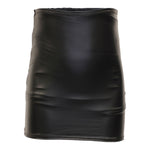 Pleather Mini Skirt - Denny's