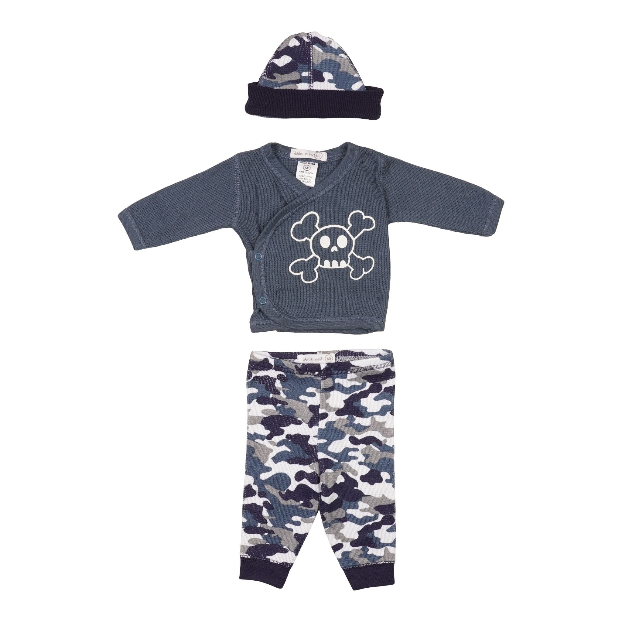 3 Piece Denim Camo & Skull Take Home Set - Denny's