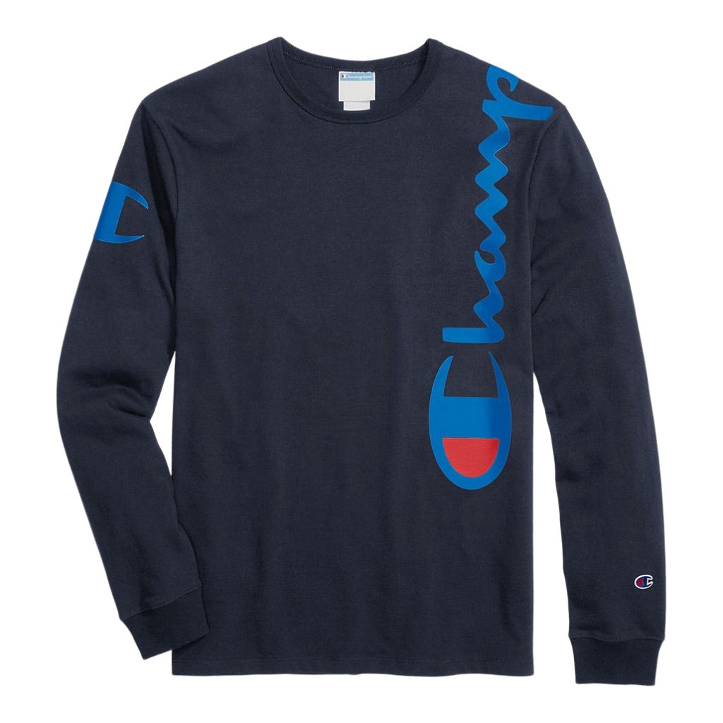 Long Sleeve Heritage Wrap Script Tee - Denny's