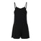 French Terry Romper With Back Tie - Denny's