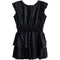 Faux Leather Ruffle Dress - Denny's