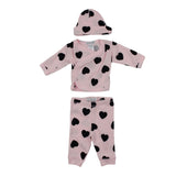 Take Home Three Piece Set with Hearts - Denny's