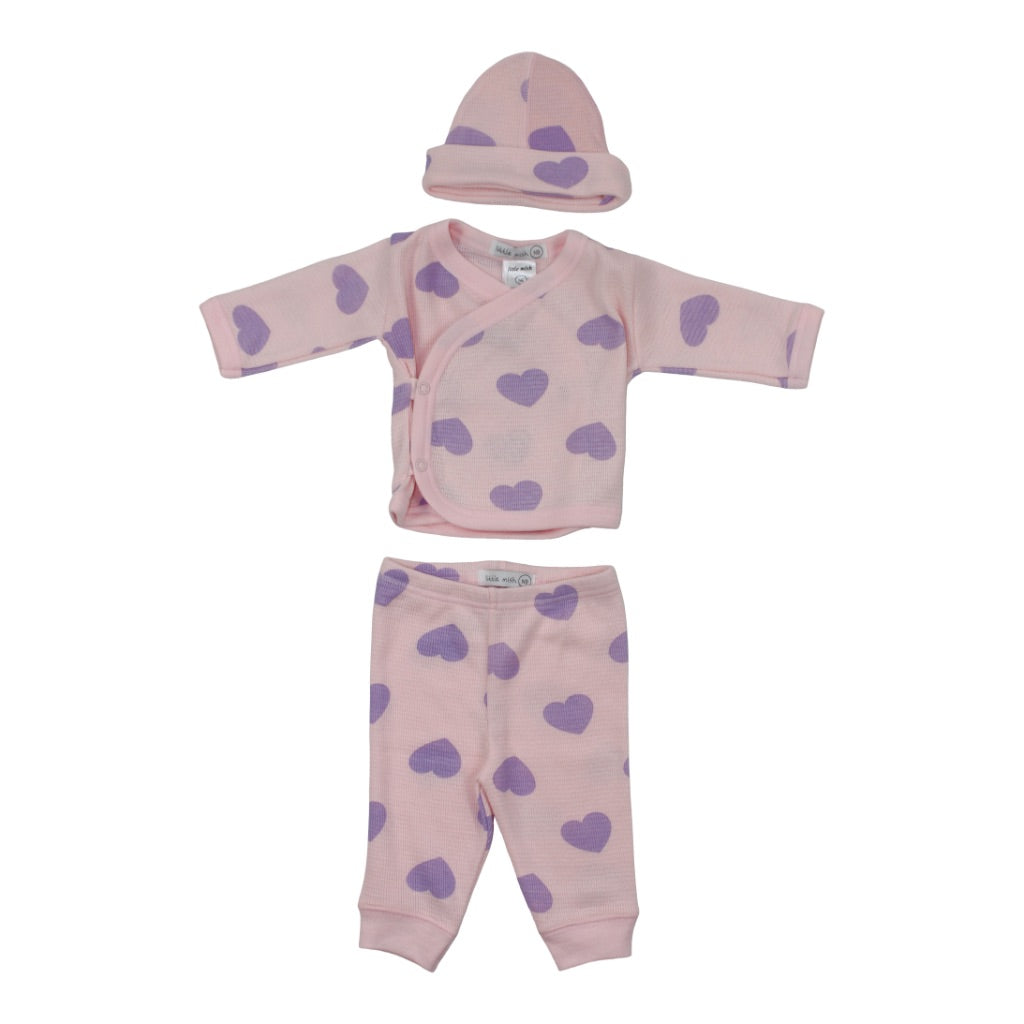 Take Home Three Piece Set with Hearts - Denny's