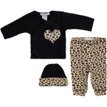 3pc Leopard Hearts Take Home Set - Denny's