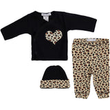 3pc Leopard Hearts Take Home Set - Denny's