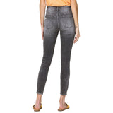High Rise Distressed Crop Skinny - Denny's