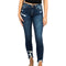 Mid Rise Distressed Cropped Skinny Jean - Denny's