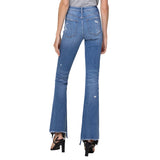 High Rise Released Hem Flare - Denny's